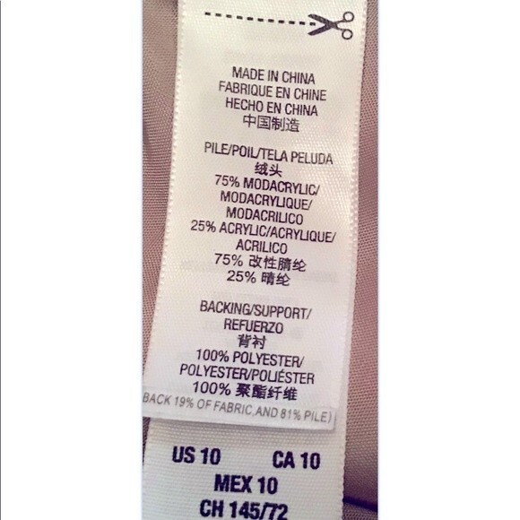 Juicy Couture Jacket Coat Rabbit Fur Size Girls 10 - Picture 8 of 8